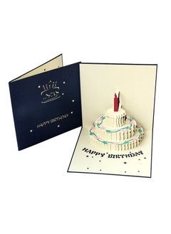Cool Baby COOLBABY Birthday Cards,Birthday Pop Up Greeting Cards Laser Cut Happy Birthday Cards Including Envelopes, Best for Mom,Wife,Sister, Boy,Girl,Friend, Blue（no light no music）  - Image 2