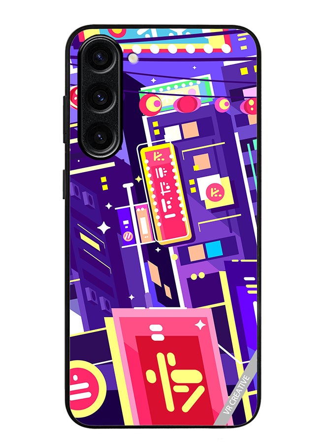 VR CREATIVE Protective Case Cover For Samsung Galaxy S24 Plus Evening Chinese City Design Multicolour - Image 1