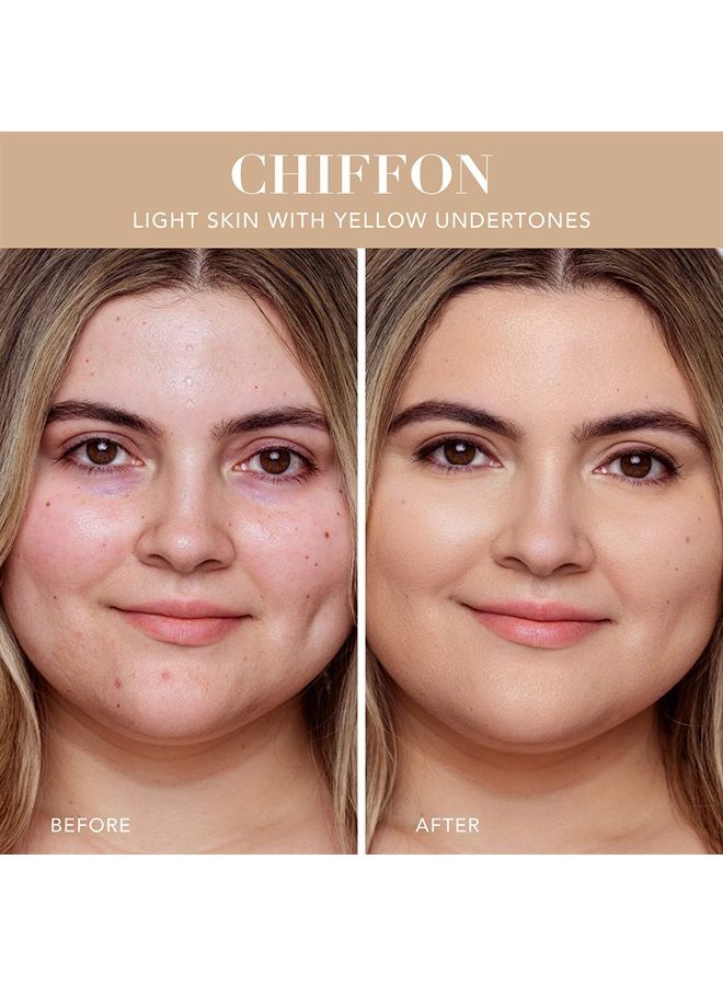 Jouer Essential High Coverage Concealer Pen - Medium to Full Coverage Cream Concealer Makeup - Color Corrector for Spot Coverage, Dark Circles and Contour, Chiffon - Image 2