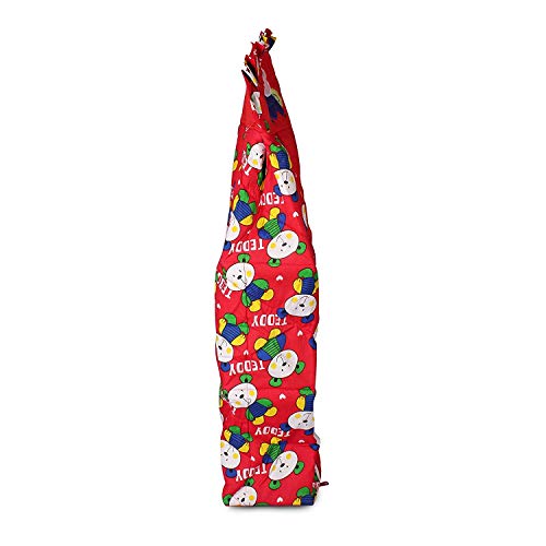 Unique Ideas Kids/Children Foldable 3 Shelf Hanging Wardrobe (New Red) - Image 4