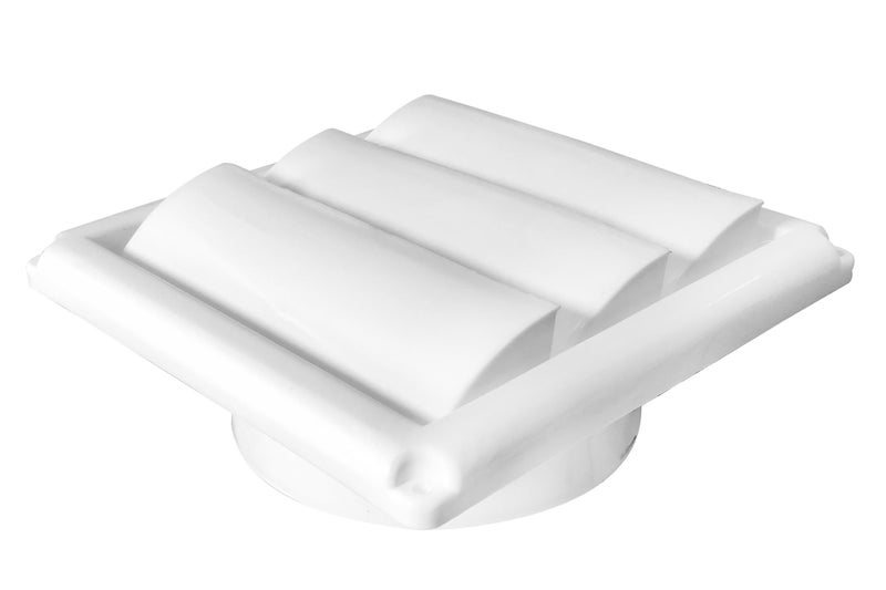Ardnib 6 Inch Chimney Vent Cover for Kitchen Pipe Outer Vent Cap/Ventilation Cap/Exhaust Pipe Cowl (150mm) White - Image 3
