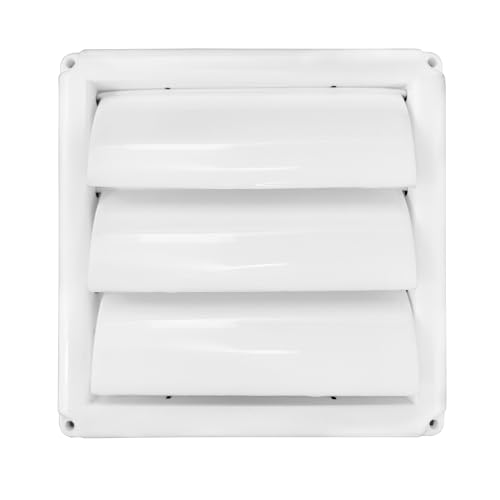 Ardnib 6 Inch Chimney Vent Cover for Kitchen Pipe Outer Vent Cap/Ventilation Cap/Exhaust Pipe Cowl (150mm) White - Image 1