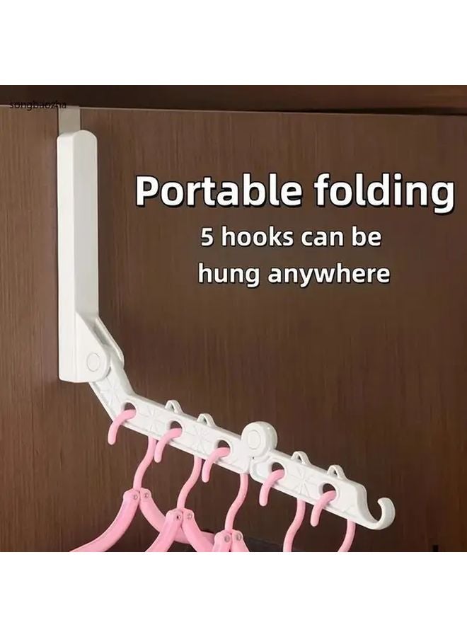 Portable Foldable Clothes Drying Rack 1 Pack Space Saving Hanging Laundry Organizer - Image 2