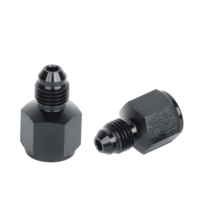 LokoCar 6AN Female to 4AN Male Fitting Flare Reducer Adapter Aluminum Black 2Pcs - Image 4