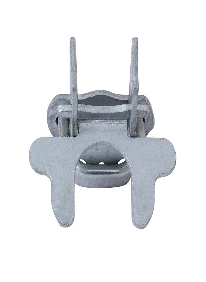 VIVIDA Dog Kennel Gate Latch 1-3/8", Butterfly Gate Latches, 1-3/8" Chain Link Fence Parts, Galvanized Steel, U-Bolt & Nuts Included, 1 PCS - Image 1