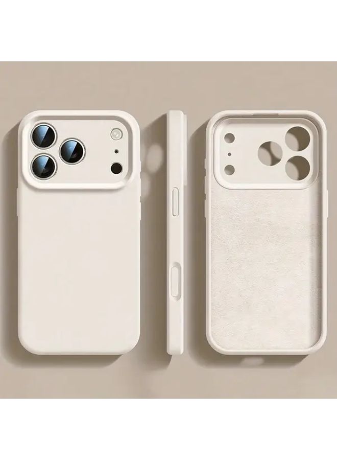 Orange Frosted Liquid Silicone Case For iPhone 17 Air Soft Shockproof - Image 2