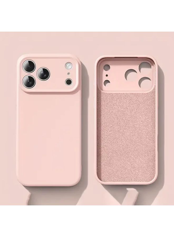 Orange Frosted Liquid Silicone Case For iPhone 17 Air Soft Shockproof - Image 4