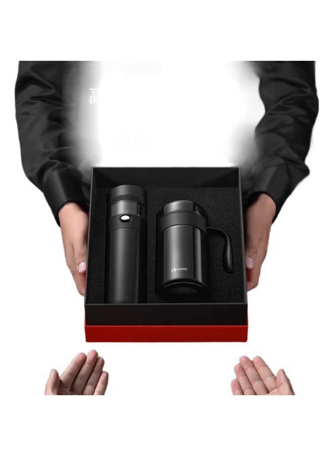 Vanow Tea Infuser Insulated Mug Gift Box Set For Men, Tea Brewing Cup, Corporate Customized Water Bottle, Doctor'S Day Gift - Image 1