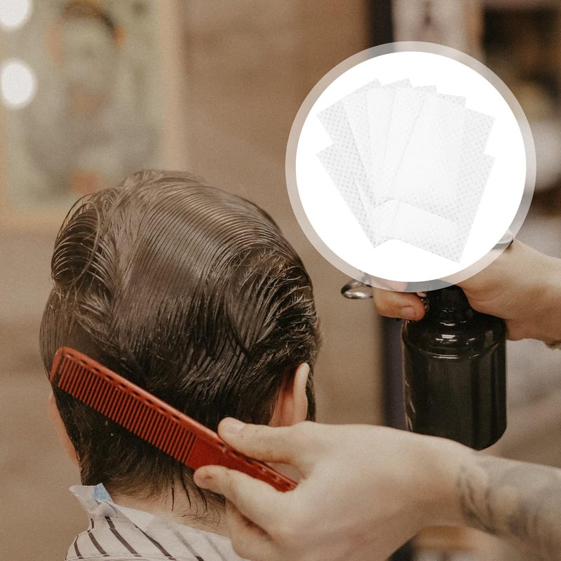 1000pcs Salon Perm Papers for Hair Curling, Disposable Hairdressing End Papers, White, 3.93 X Inch - Image 3