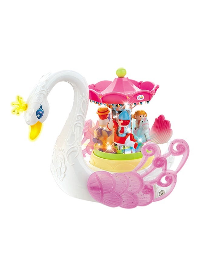 NIBEMINENT Swan Fantastic Carousel Music Baby Toy 22x10x18cm - Image 2