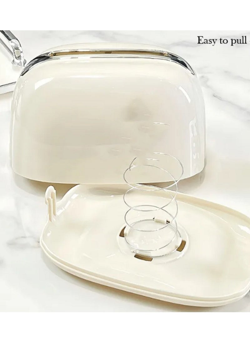 Tissue Box - Slim and Lightweight Organizer for Living Room, Bathroom, Bedroom, Office - Innovative Paper Towel Holder for Facial Tissues, Cloth Napkins, and Dryer Sheets - Image 2