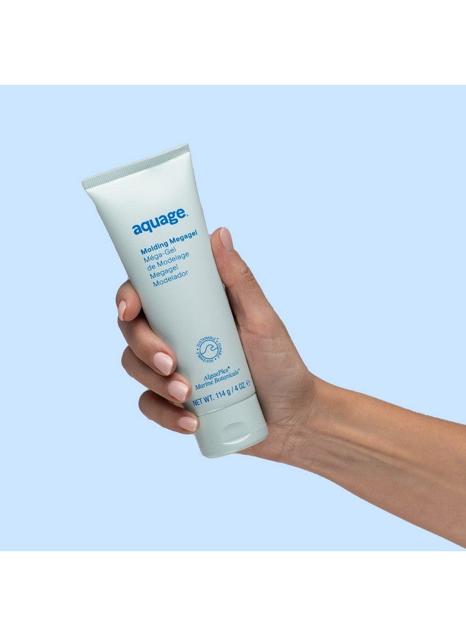 Aquage . Molding Megagel Firmhold Gel Delivers Strong Control For Wet Looks Or Sculpted Blowdry Looks 4 Fl Oz - Image 5