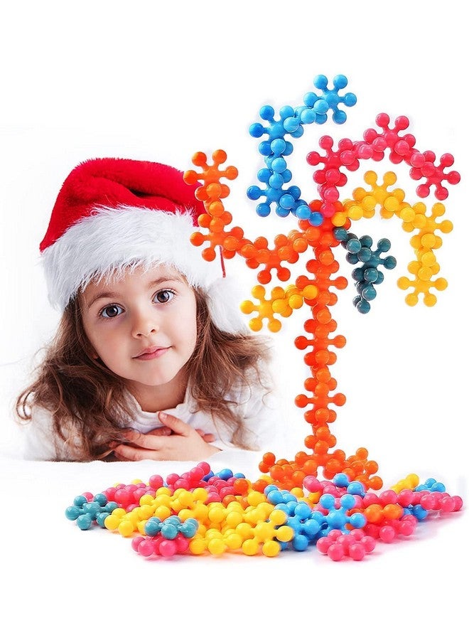 FERIO 100 Pcs Star Shaped, Star Block Interlocking Blocks Colorful Star Building Blocks Educational Construction Blocks for Kids STEM Toys (Multicolor, 100Pcs) for 3+ Year - Image 3