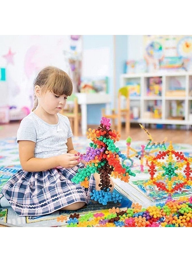 FERIO 100 Pcs Star Shaped, Star Block Interlocking Blocks Colorful Star Building Blocks Educational Construction Blocks for Kids STEM Toys (Multicolor, 100Pcs) for 3+ Year - Image 5
