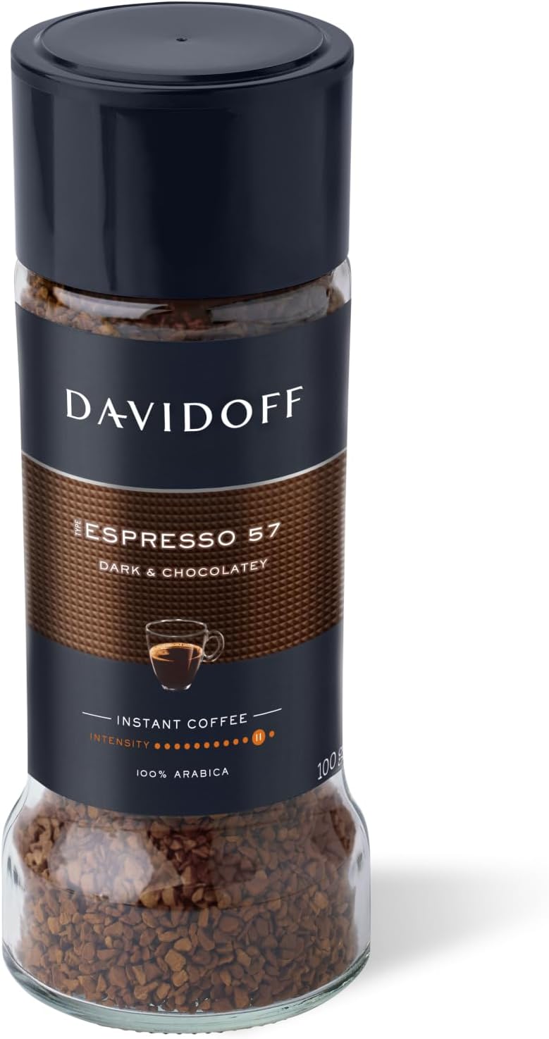 Davidoff Espresso 57 Dark Roast Instant Coffee 100g - Image 1