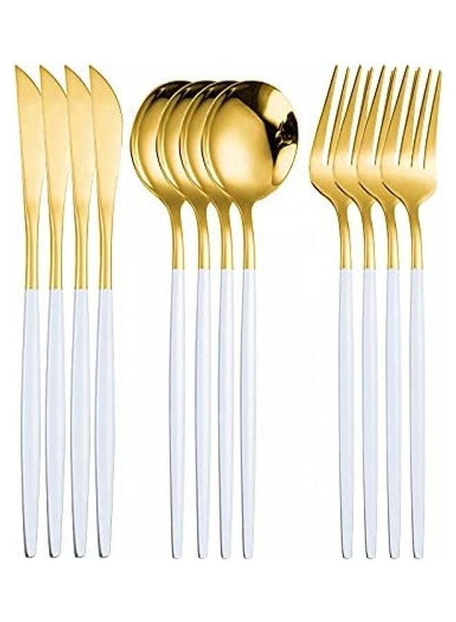 NIBEMINENT 12-Piece Cutlery Set Multicolour
