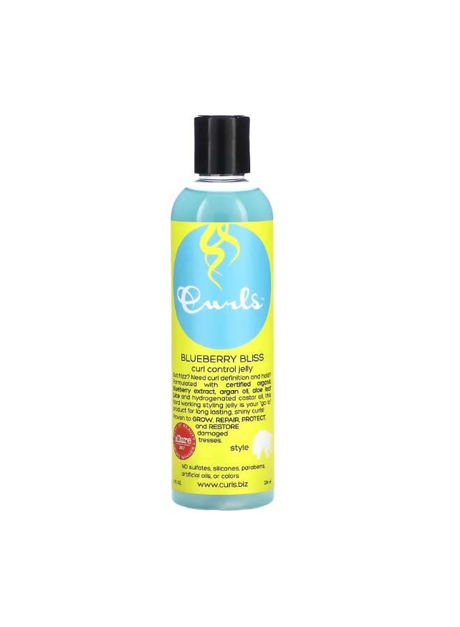 Curls Blueberry Bliss Curl Control Jelly  8 fl oz 236 ml - Image 1