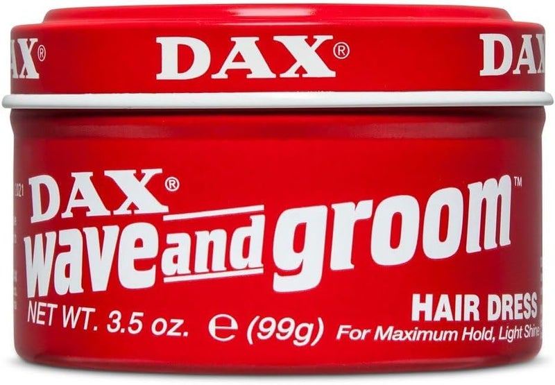 DAX Wave and Groom Hair Dress 3.5 OZ - Pack of 2 for Short Hair Styling