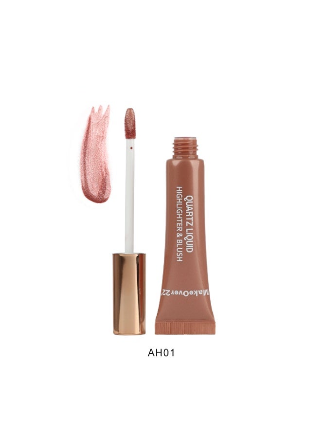 Makeover 22 MakeOver22 Quartz Liquid Highlighter & Blush-Rose Quartz AH01 - Image 1