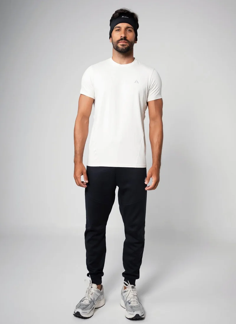 Aora  Aora Men's Basic Training T-shirt – Lightweight Cotton, Sweat-Wicking, Regular Fit – Black for Men | Best Price UAE