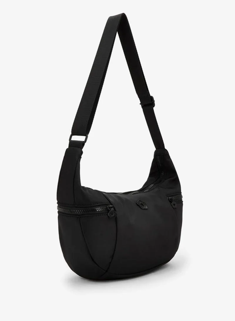 ميسي Solid Crossbody Bag With Zip Pockets