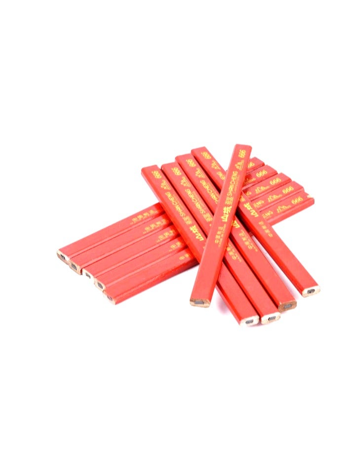 شان باكيت 12قلم رصاص علام للنجار ,الحرفيين ,المهنيين وللورش والمعامل - Image 3