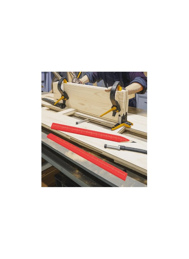 شان باكيت 12قلم رصاص علام للنجار ,الحرفيين ,المهنيين وللورش والمعامل - Image 4