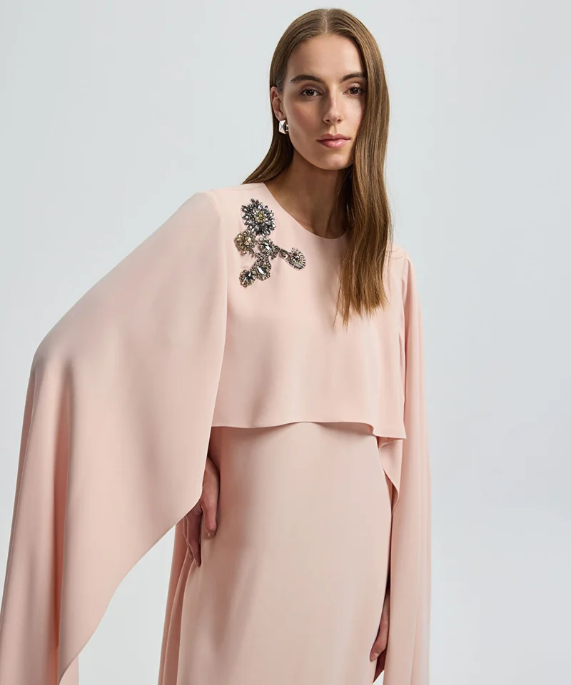 Ipekyol  Cape-Effect Layered Dress for Women | Best Price UAE