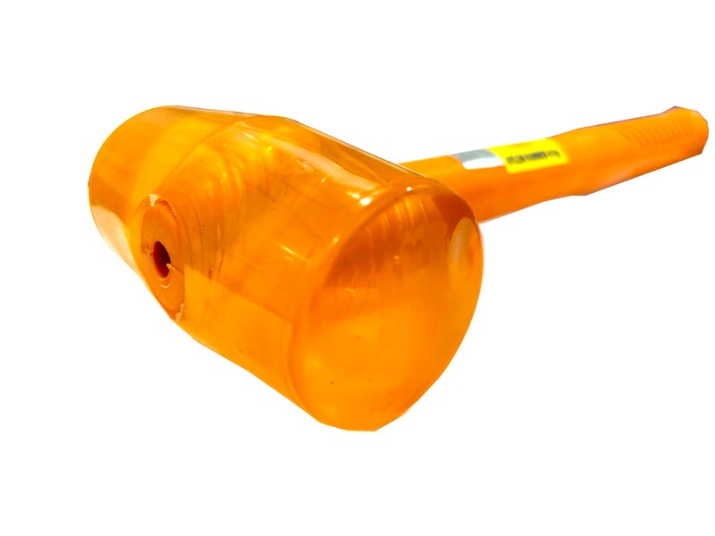 Jon Bhandari Tools 410g Nylon Hammer – Non-Marring Soft Face Hammer with 50mm Head for Automotive, Woodworking, Metal Assembly & DIY – Durable, Shock Resistant, High-Visibility Design - Image 1