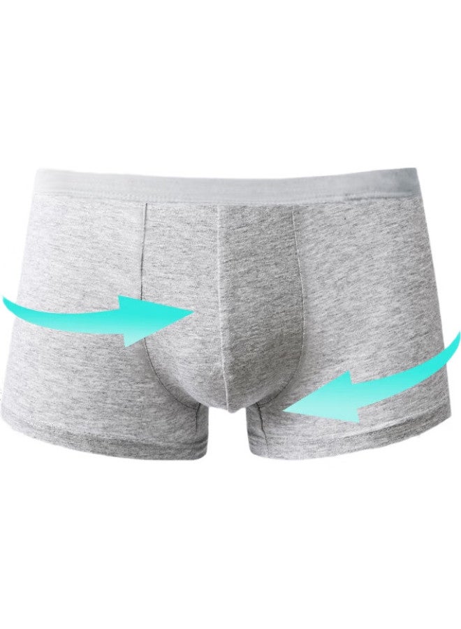 NOLANSEND Disposable Men'S Underwear, Pure Cotton Boxer Briefs, 5A Antibacterial, No-Wash Daily Disposable, Travel Double-Layer, 4-Pack, Xxl Size - Image 2