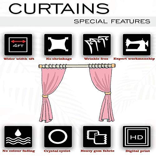 Parda Sansar Polyester Blend Solid Eyelet Window Semi Sheer Curtains Window 5 Feet White Pack Of 2 - Image 5