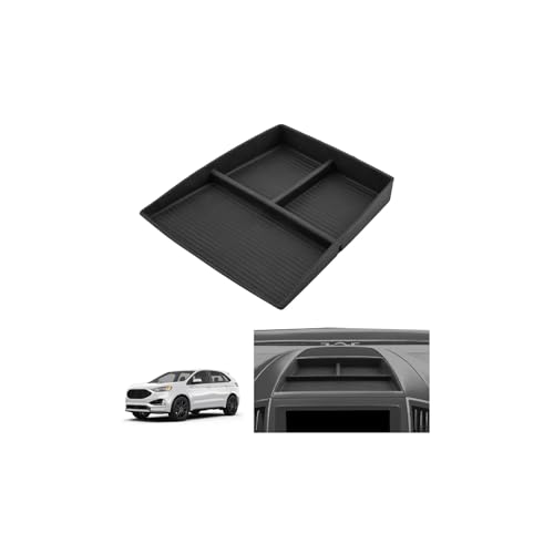 LUWU for 2024 Edge Dashboard Storage Tray - 2021 2022 2023 2024 Ford Edge 12-inch Behind Screen Organizer Center Console Display Box Dash Tray Edge 2024 Accessories (Only for 12" Screen) - Image 1