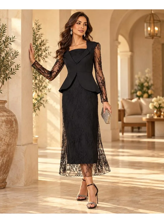 Khizana Lace Mock Top Dress
