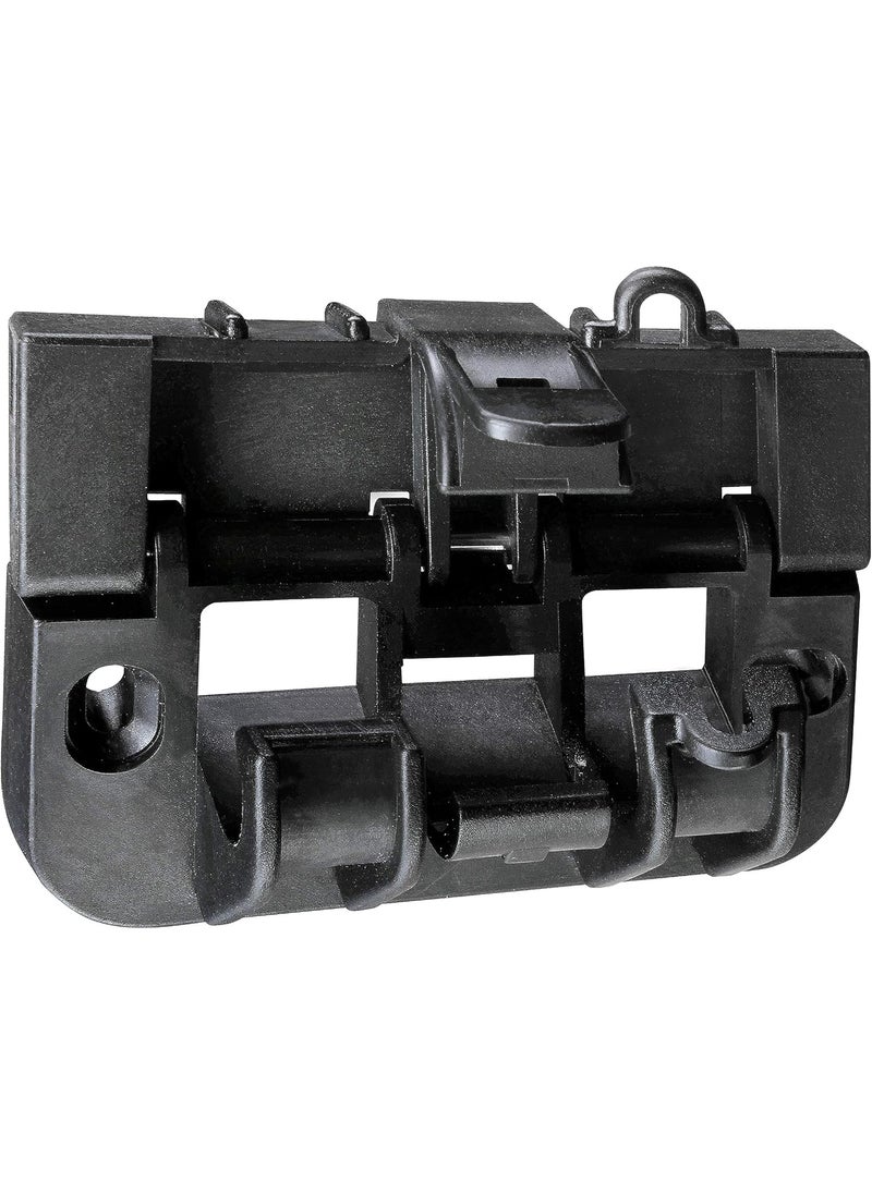 MASTERPLUG Cord Reel Wall Hanging Bracket Secure Lockable Storage Mount  Black  - Image 1