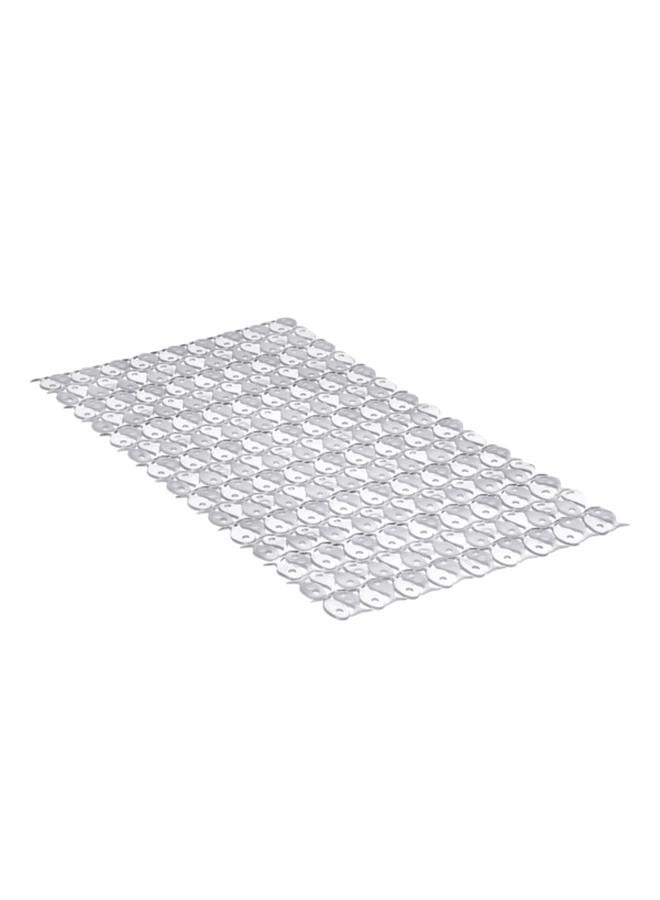 TATAY Fish Design Rectangular Anti-Slip Pvc Bath Mat White 70 X 36Cm 5510201 - Image 1