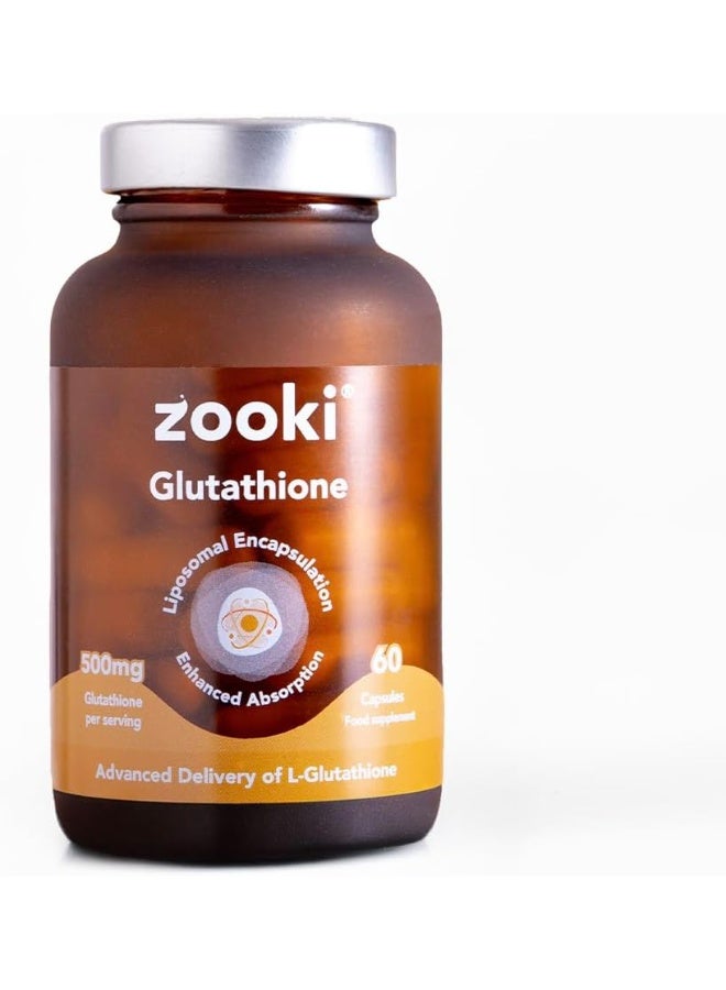 Zooki Liposomal Glutathione 500mg 60 Capsules