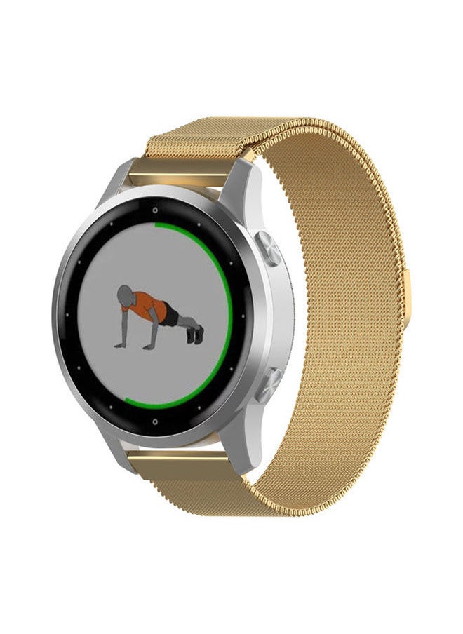 NIBEMINENT - Replacement Milanese Band For Smartwatch Gold - Image 1