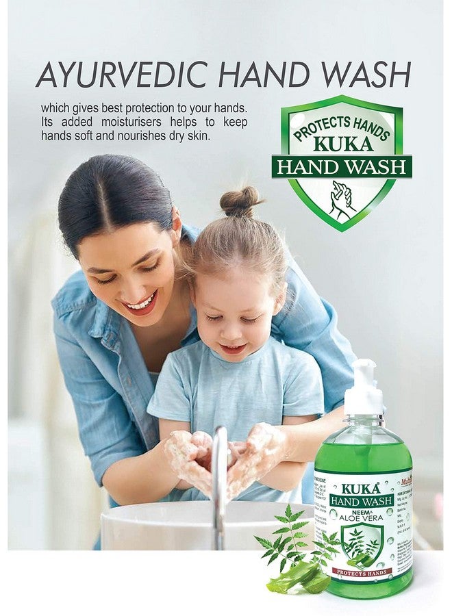 Multani Hand Wash | Neem & Aloe Vera Ayurvedic Handwash | Protects Hands from Germs | 500 Ml - Image 5