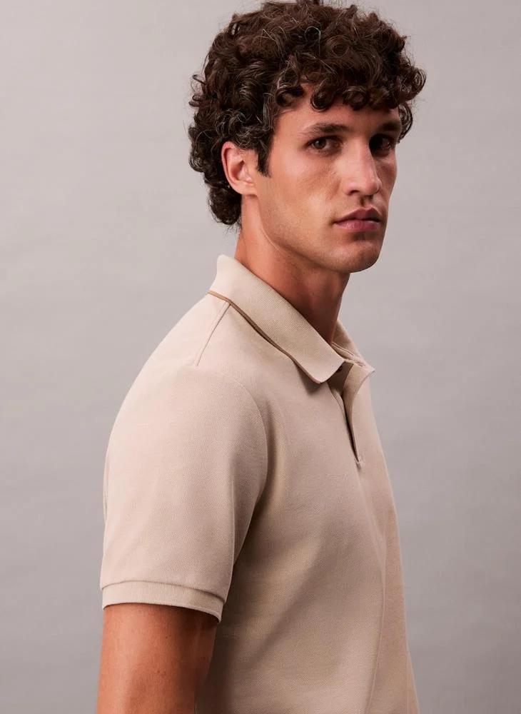 CALVIN KLEIN Stripe Easy Polo