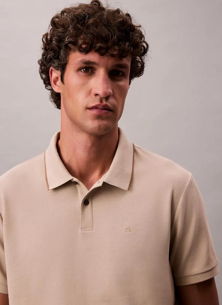 CALVIN KLEIN Stripe Easy Polo