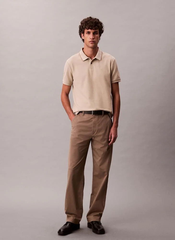 CALVIN KLEIN Stripe Easy Polo