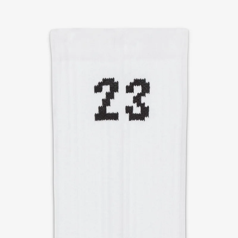 Jordan White Essentials Crew Socks (3 Pairs)  | Best Price UAE