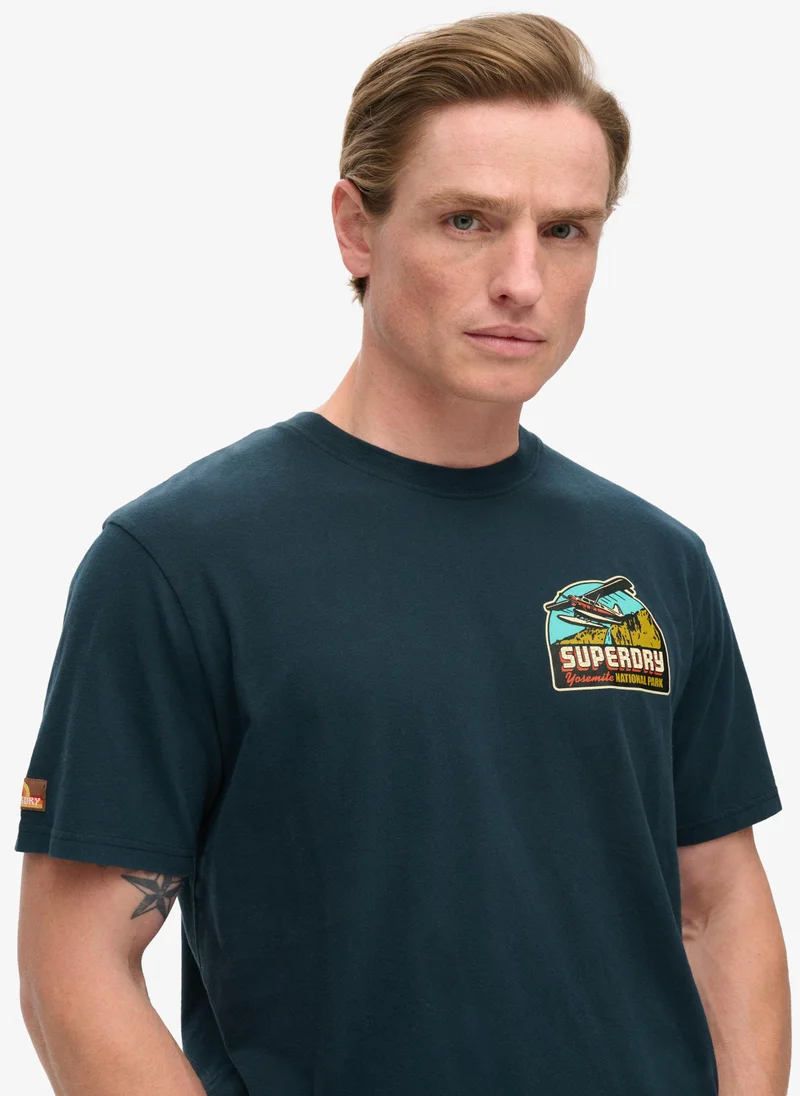 Superdry Travel Postcard Chest Tshirt