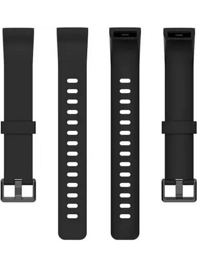 Humble HUMBLE Adjustable Buckle Silicone Strap Compatible with Realme Smart Watch Band Strap/Bracelet/Strap. (Black)  - Image 4