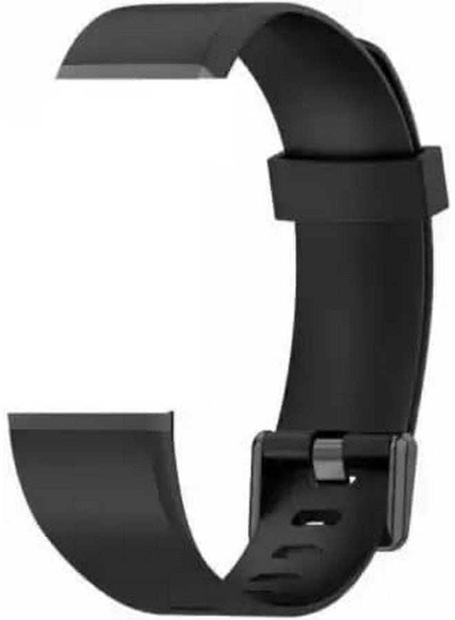 Humble HUMBLE Adjustable Buckle Silicone Strap Compatible with Realme Smart Watch Band Strap/Bracelet/Strap. (Black)  - Image 3
