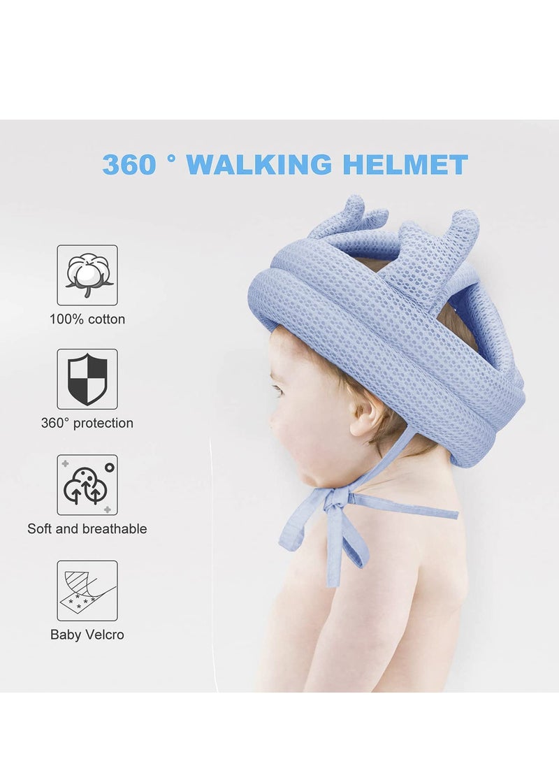 MIXDE Baby Head Protector Cushion Pillow Toddler Breathable Safety Protect Hat With 2 Knee Pads for Crawling and Walking  - Image 5