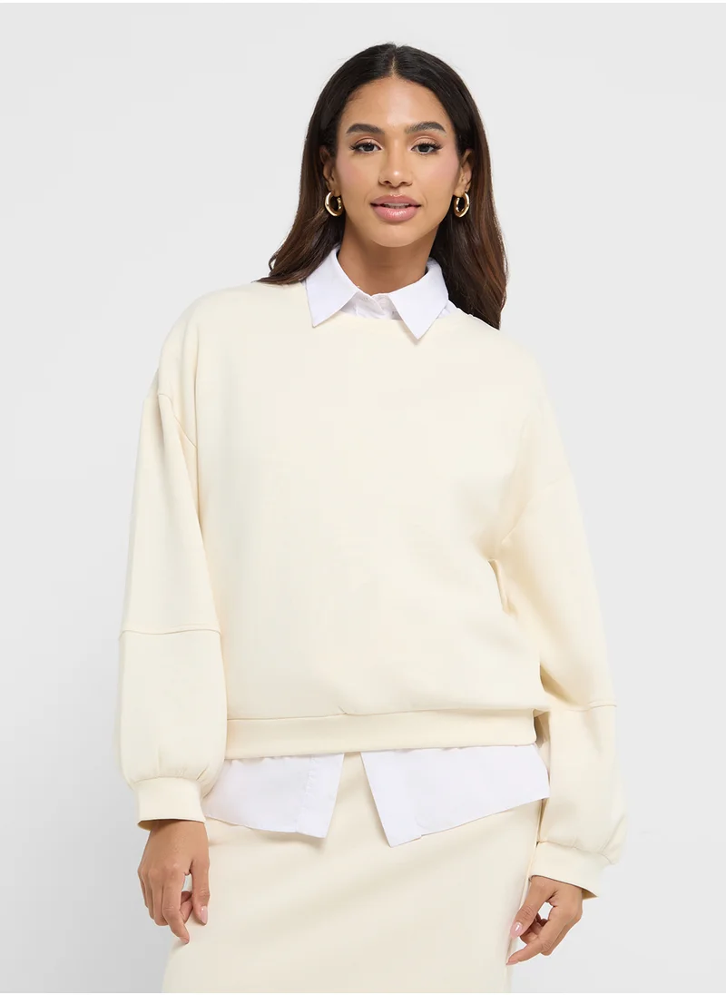 VERO MODA Crew Neck Sweatshirt