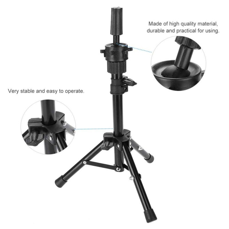 Set product combo compatible Mannequin Head Holder Tripod Stand, Adjustable Professional Plastic Wig Display Wig Hair Hat Stand Hair Holder for Dummy Head(Black) Global standard processed material Well-received bestseller Global flexible sizing options Local stock available All-scene tailored quality Precision design Odor free color Multi-goal comprehensive design Indoor outdoor all-purpose fit Designed for Saudi taste Gulf standard sizing alternatives Nationwide delivery Single & bulk storage compatible Foldable Trendy economical quality All condition resistant crafted quality Practical daily solution Global upgraded practical design Elegant practical multi-option build Season change compatible build Newly stocked local goods Great bargain Brand new goods batch Major city pickup option - Image 5