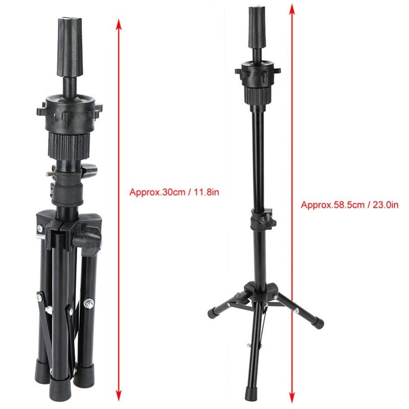 Set product combo compatible Mannequin Head Holder Tripod Stand, Adjustable Professional Plastic Wig Display Wig Hair Hat Stand Hair Holder for Dummy Head(Black) Global standard processed material Well-received bestseller Global flexible sizing options Local stock available All-scene tailored quality Precision design Odor free color Multi-goal comprehensive design Indoor outdoor all-purpose fit Designed for Saudi taste Gulf standard sizing alternatives Nationwide delivery Single & bulk storage compatible Foldable Trendy economical quality All condition resistant crafted quality Practical daily solution Global upgraded practical design Elegant practical multi-option build Season change compatible build Newly stocked local goods Great bargain Brand new goods batch Major city pickup option - Image 2