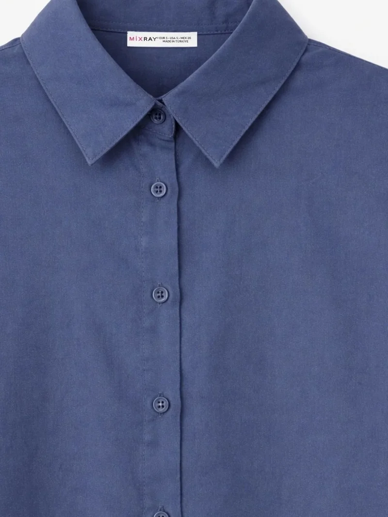 ميكسراي Mixray Long Sleeve Cotton Shirt